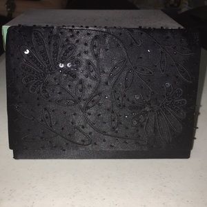 Vintage La Regale Black Beaded clutch bag